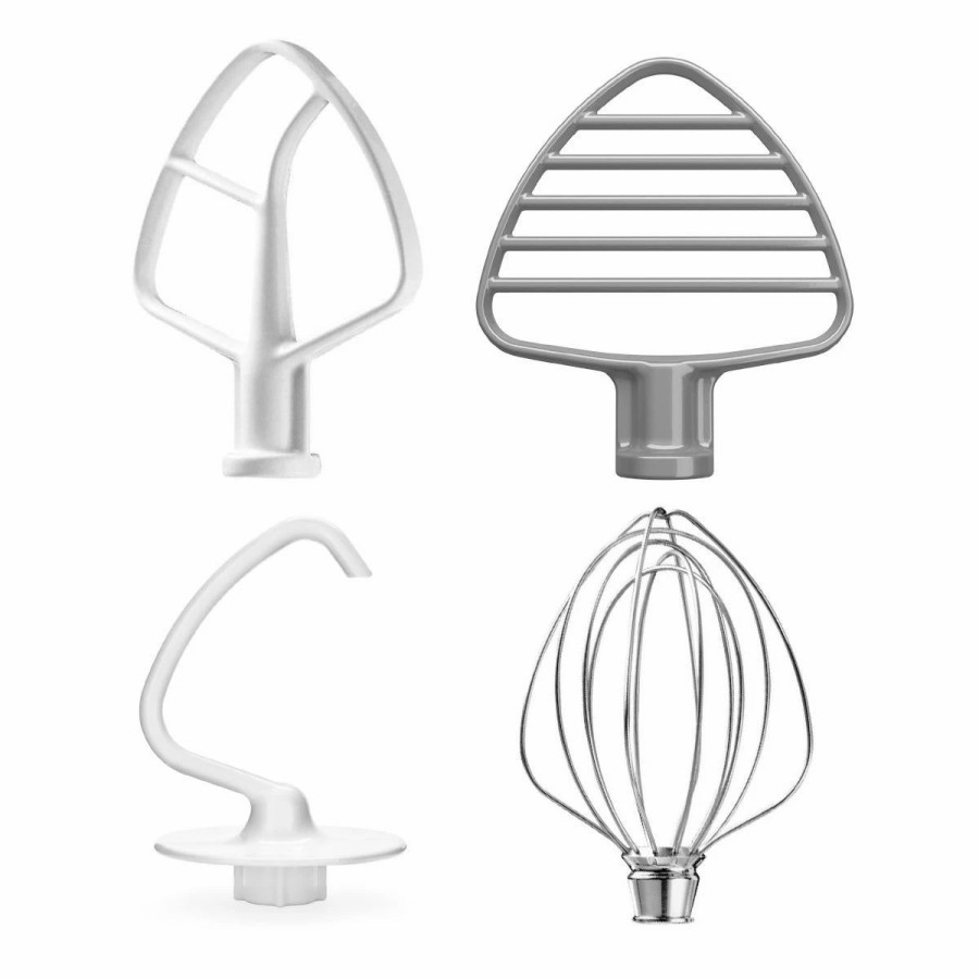 Small Appliances * | Kitchenaid Stand Mixer Coated Pastry Beater Accessory Pack | Fits 4.5-Quart & 5-Quart Kitchenaid Tilt-Head Stand Mixers