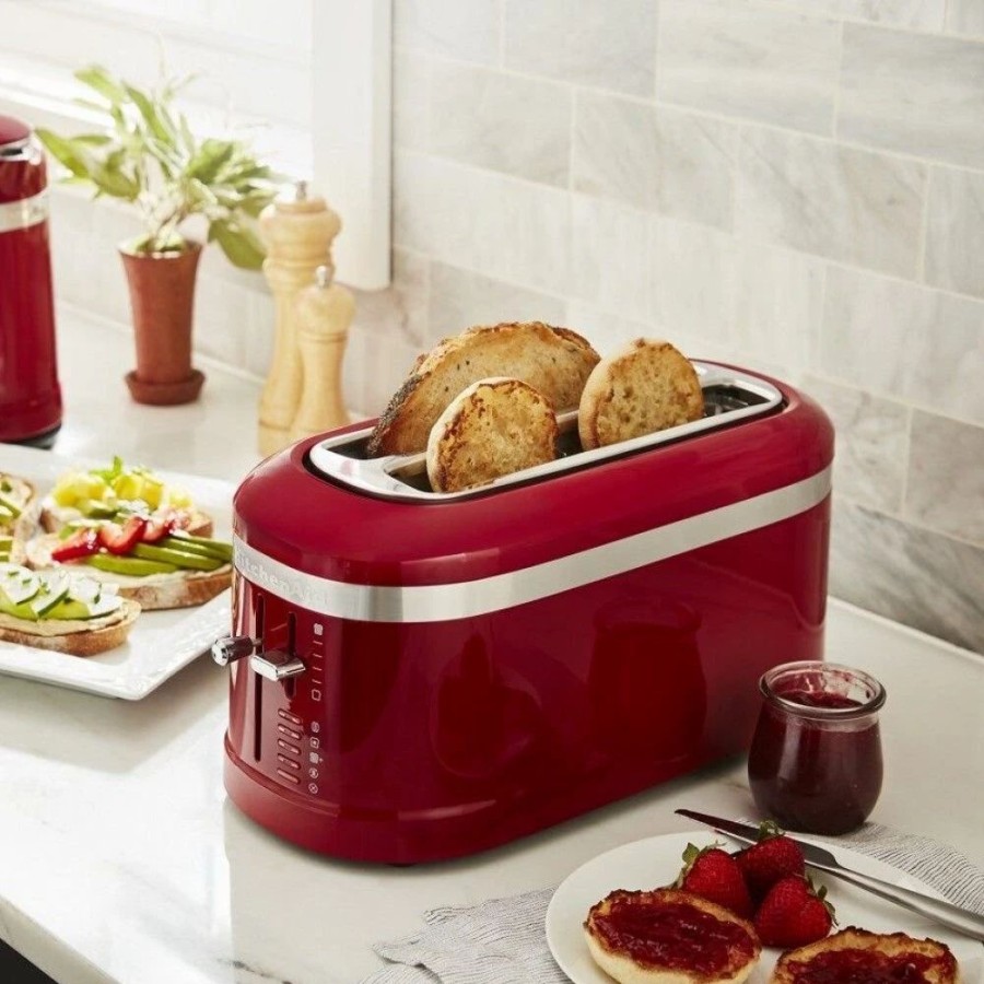 Small Appliances * | Kitchenaid Refurbished 4-Slice Toaster | Empire Red