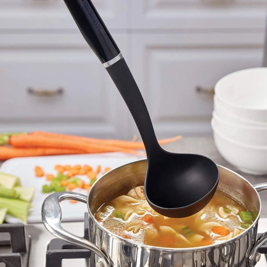 Utensils * | Kitchenaid Classic Ladle | Black