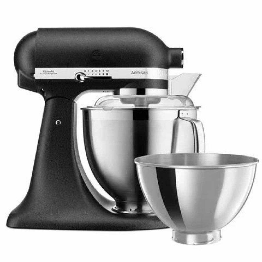 Kitchen Appliances * | Kitchenaid Ksm177 Mixer Cast Iron Black