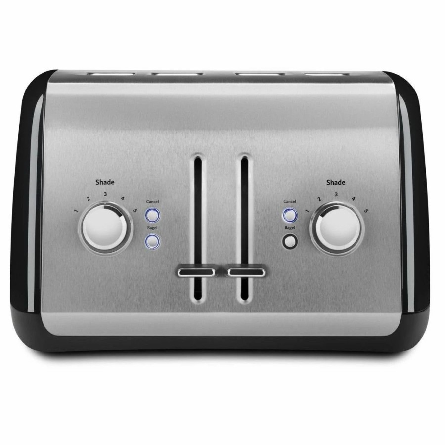 Small Appliances * | Kitchenaid 4-Slice Toaster With Manual High-Lift Lever Onyx Black