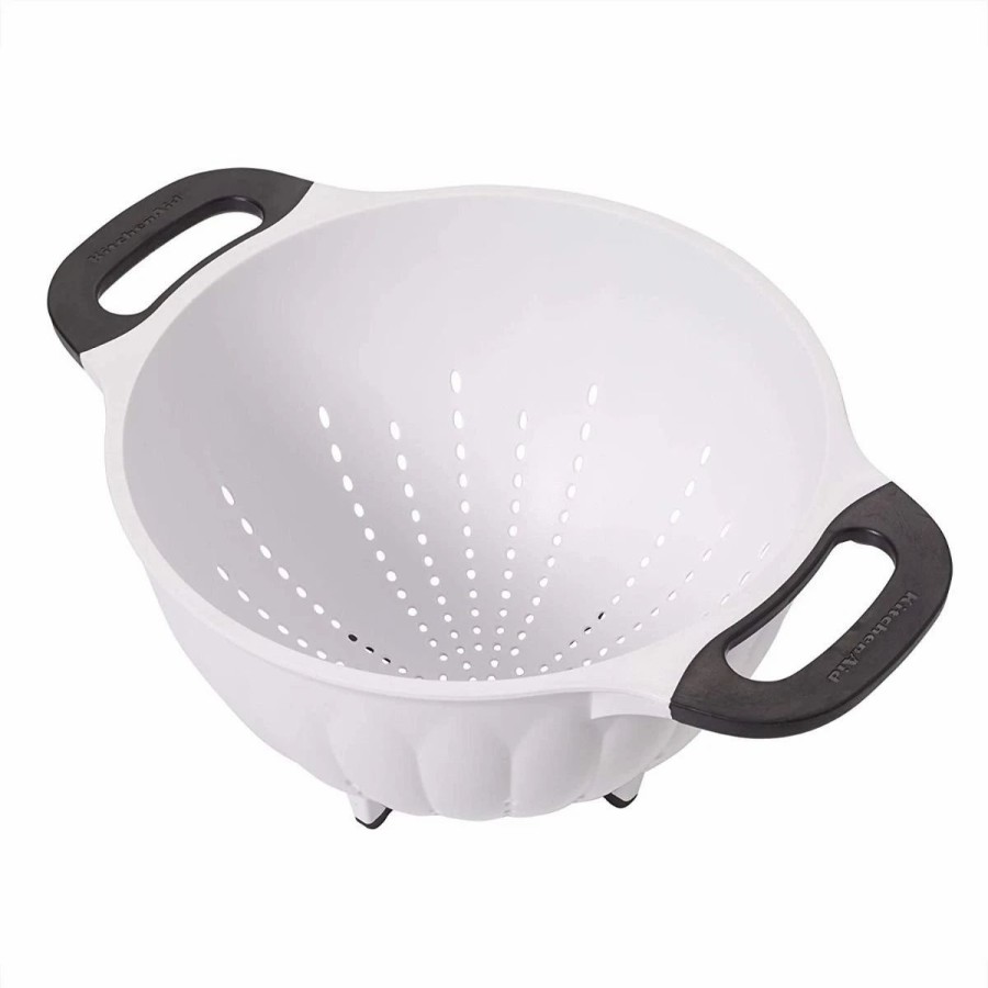 Food Prep Tools * | Kitchenaid Universal 5 Qt. Colander | White