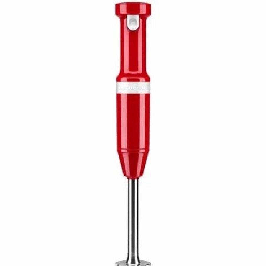 Kitchen Appliances * | Kitchenaid Khbbv Cordless Hand Blender Empire Red