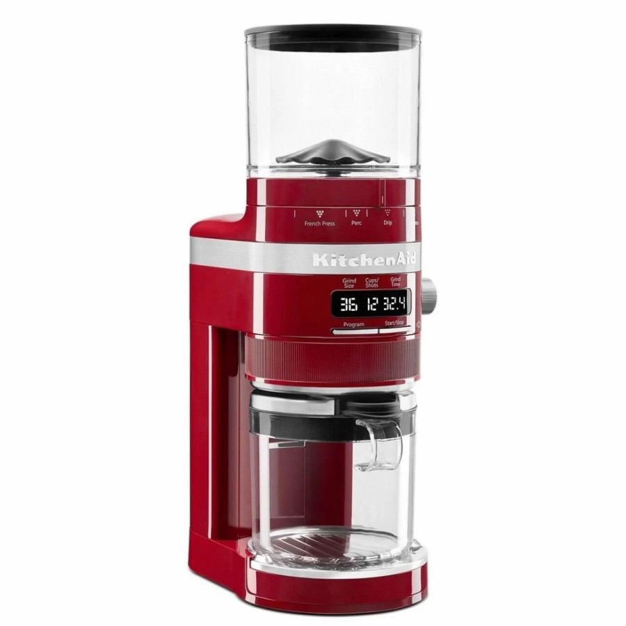 Small Appliances * | Kitchenaid Burr Grinder With Dose Control | Empire Red