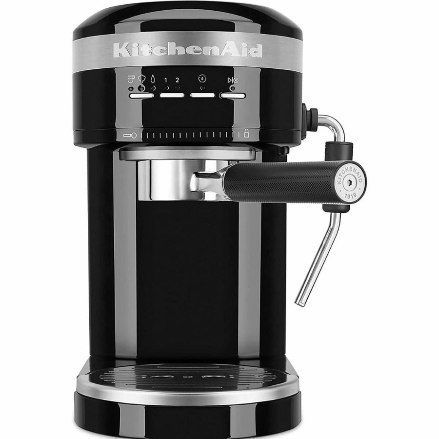 Small Appliances * | Kitchenaid Semi Auto Metal Espresso Maker | Onyx Black