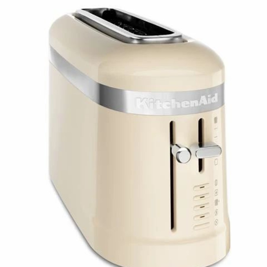 Kitchen Appliances * | Kitchenaid Kmt3115 Design Two Slice Long Toaster Almond Cream