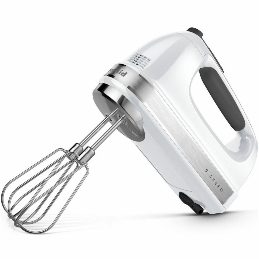 Small Appliances * | Kitchenaid 9-Speed Hand Mixer | White