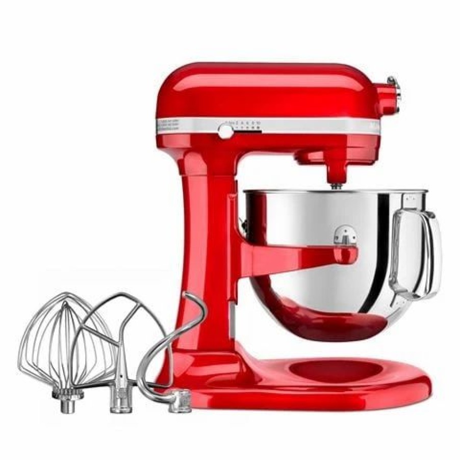 Kitchen Appliances * | Kitchenaid Ksm7581 Pro Line Stand Mixer Candy Apple