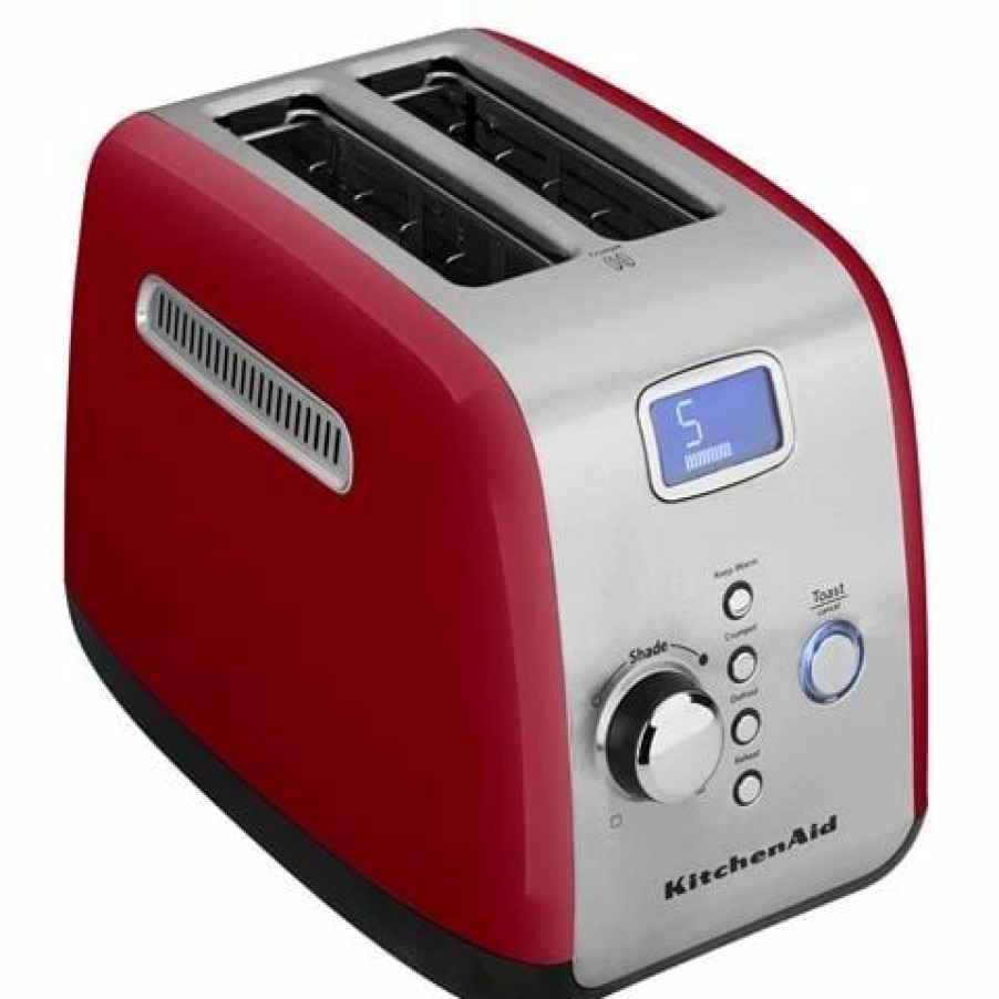 Kitchen Appliances * | Kitchenaid Kmt223 Artisan Two Slice Toaster Empire Red