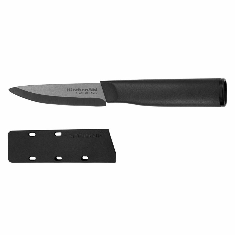 Knives * | Kitchenaid Classic Ceramic 3.5 Paring Knife | Black