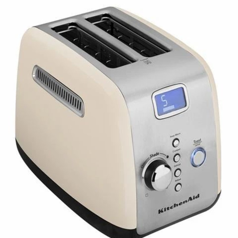 Kitchen Appliances * | Kitchenaid Kmt223 Artisan Two Slice Toaster Almond Cream