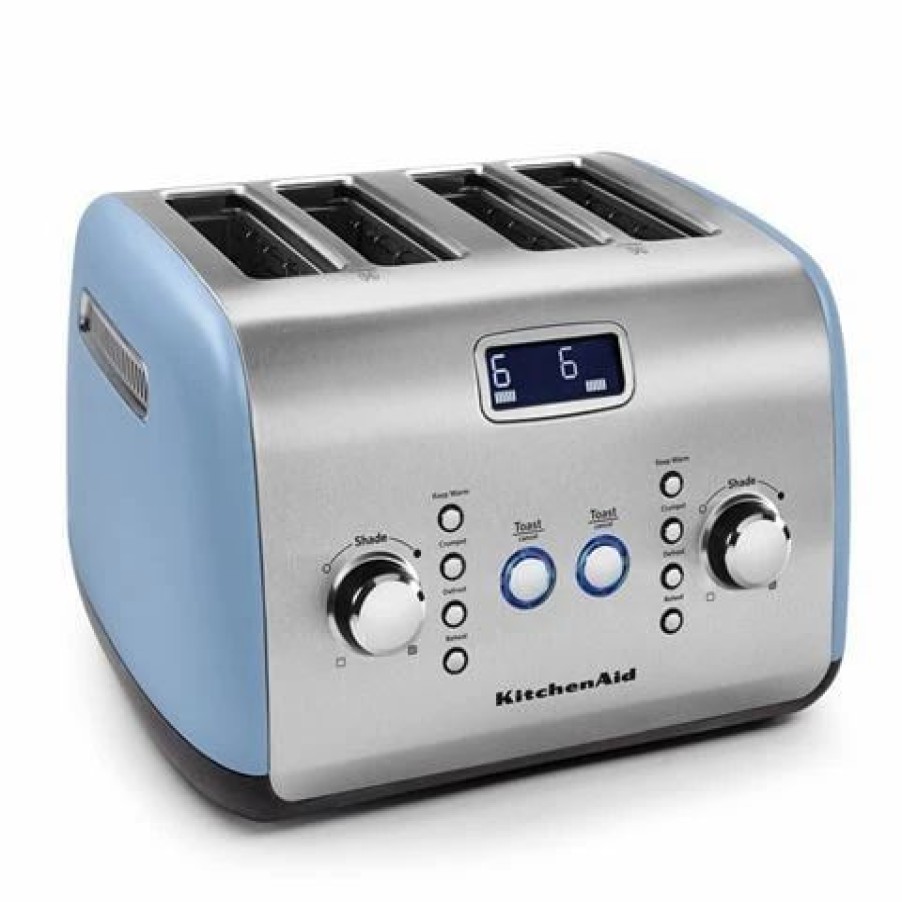 Kitchen Appliances * | Kitchenaid Kmt423 Artisan Four Slice Toaster Blue Velvet