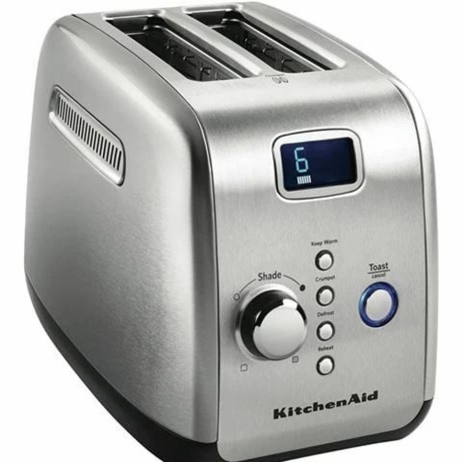 Kitchen Appliances * | Kitchenaid Kmt223 Artisan Two Slice Toaster Stainless Steel