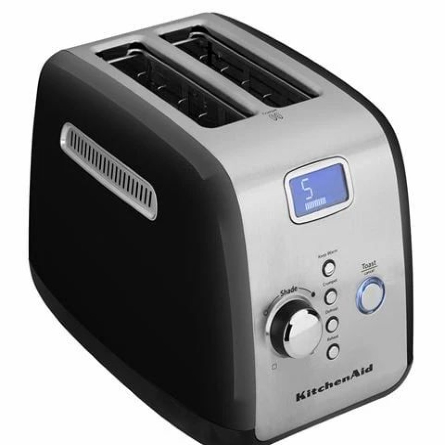 Kitchen Appliances * | Kitchenaid Kmt223 Artisan Two Slice Toaster Onyx Black