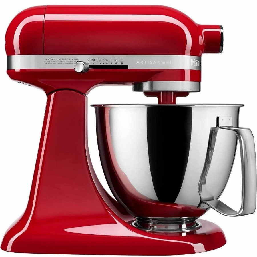 Small Appliances * | Kitchenaid 3.5-Quart Artisan Mini Plus Tilt-Head Stand Mixer | Empire Red