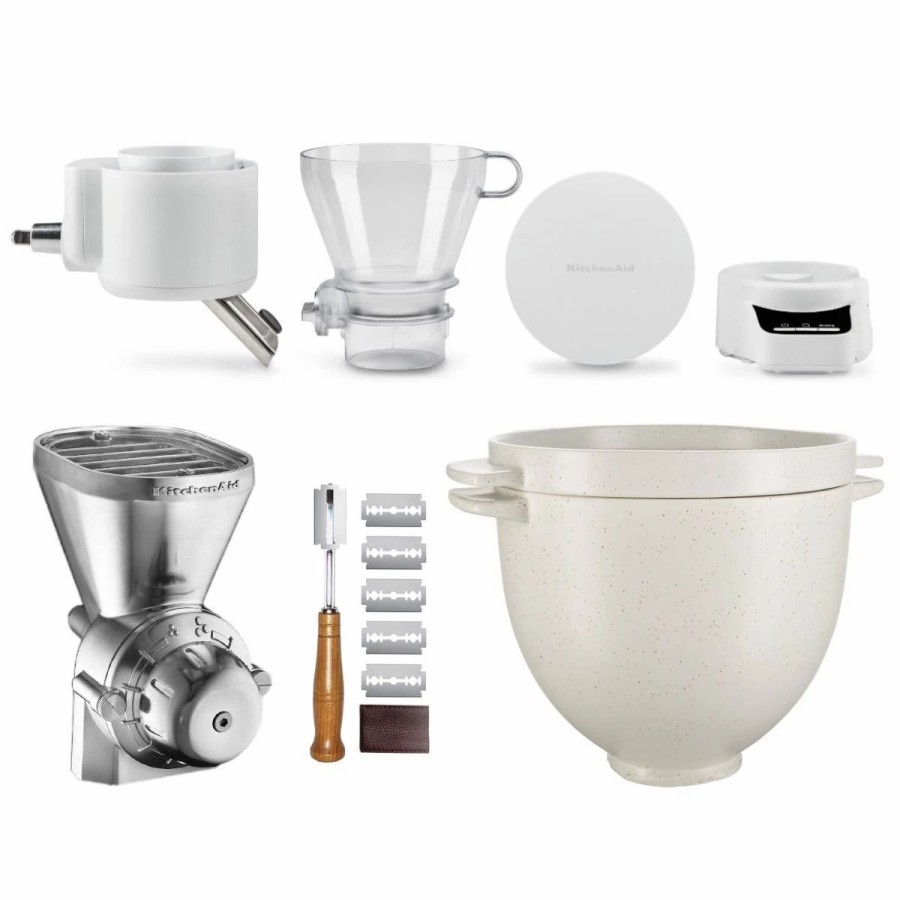 Small Appliances * | Kitchenaid Ultimate Bread Baker'S Stand Mixer Attachment Set + Bread Lame