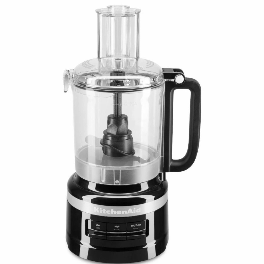 Small Appliances * | Kitchenaid Refurbished 9-Cup Food Processor Plus | Onyx Black