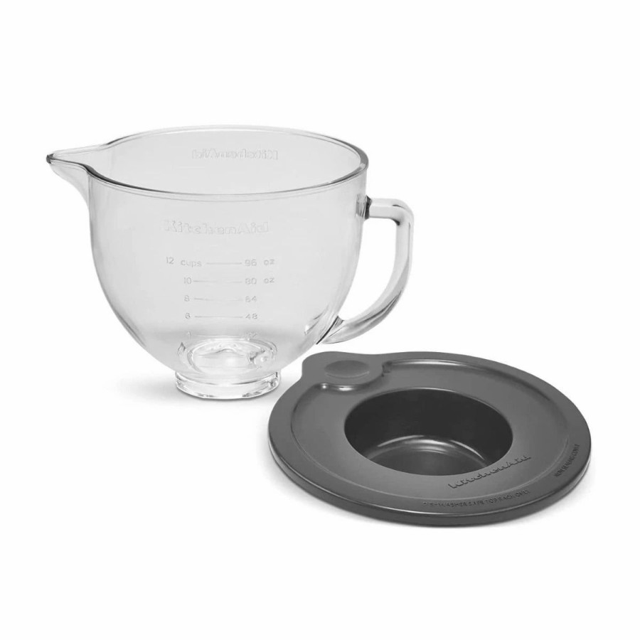 Small Appliances * | Kitchenaid Stand Mixer Bowl Pack Set Of 2 + Pouring Shield | Fits 4.5-Quart & 5-Quart Kitchenaid Tilt-Head Stand Mixers