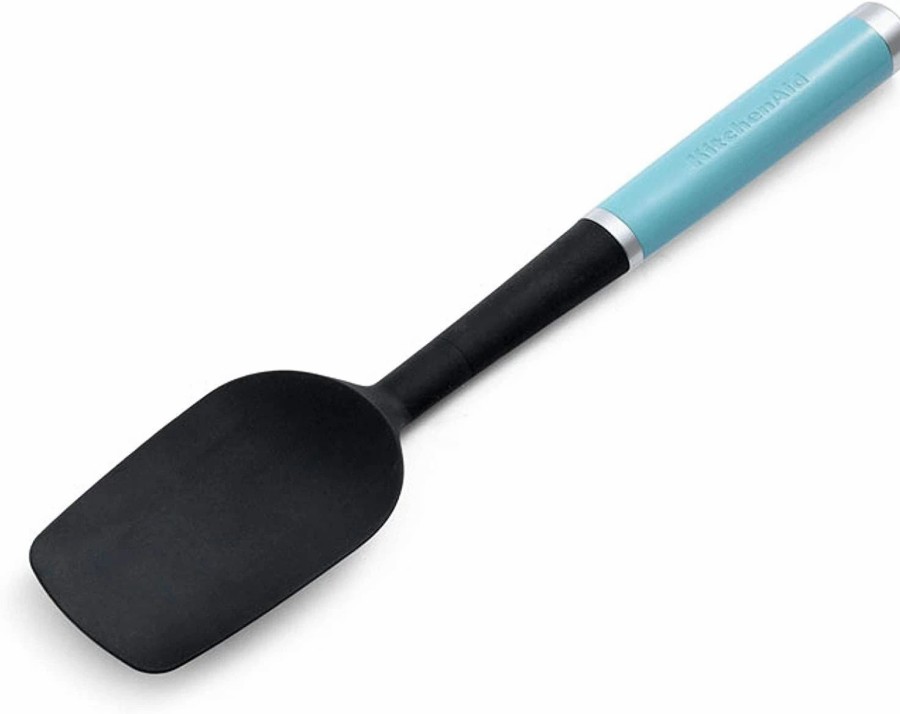 Utensils * | Kitchenaid Classic Spoon Spatula | Aqua