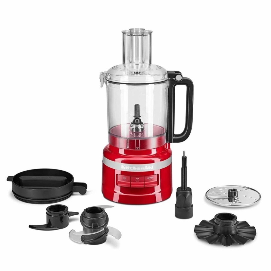 Small Appliances * | Kitchenaid 9-Cup Food Processor | Empire Red