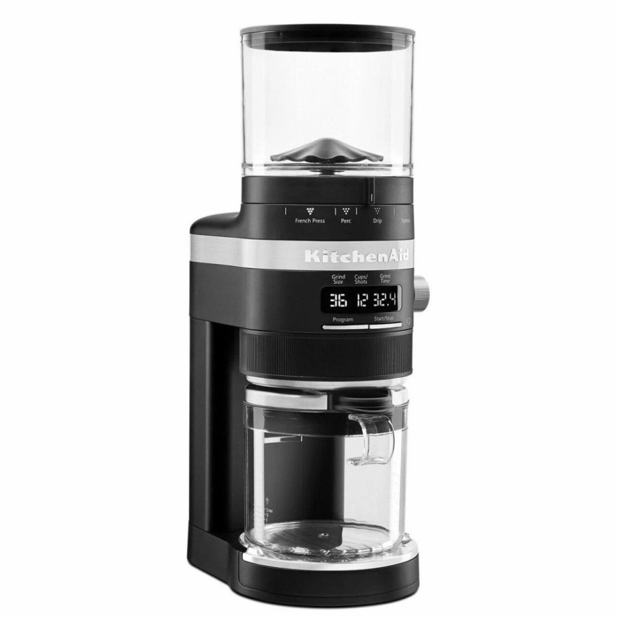 Small Appliances * | Kitchenaid Burr Grinder With Dose Control | Black Matte