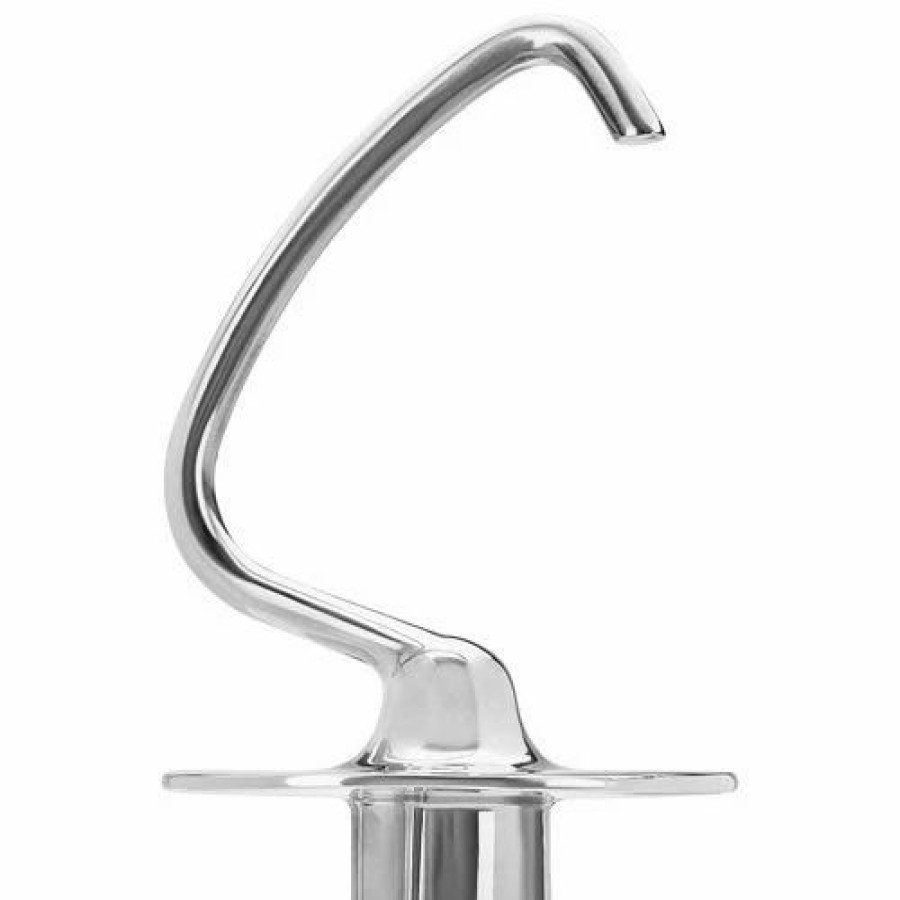 Small Appliances * | Kitchenaid Stainless Steel Dough Hook | Fits 4.5-Quart & 5-Quart Kitchenaid Artisan Tilt-Head Stand Mixers