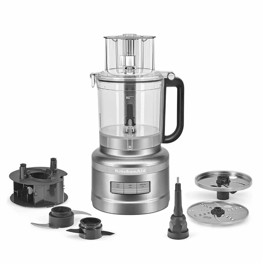 Small Appliances * | Kitchenaid 13-Cup Food Processor | Contour Silver