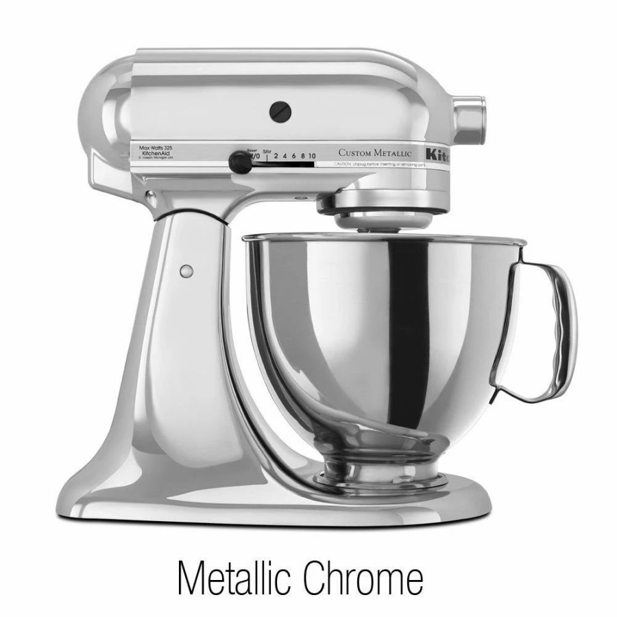 Small Appliances * | Kitchenaid 5-Quart Artisan Custom Metallic Series Tilt-Head Stand Mixer | Multiple Colors Available