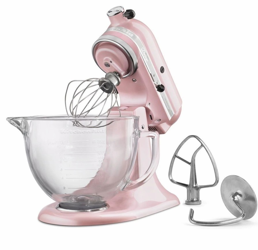 Small Appliances * | Kitchenaid 5-Quart Artisan Design Series Tilt-Head Stand Mixer | Silk Pink