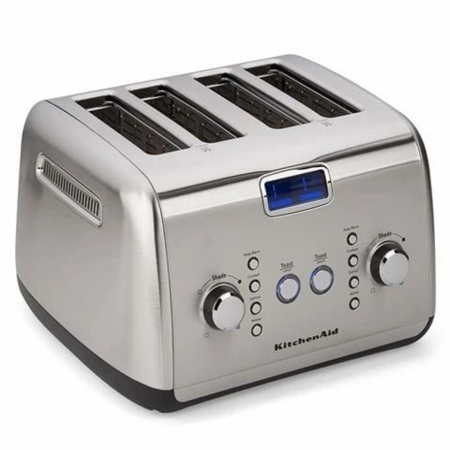 Kitchen Appliances * | Kitchenaid Kmt423 Artisan Four Slice Toaster Stainless Steel