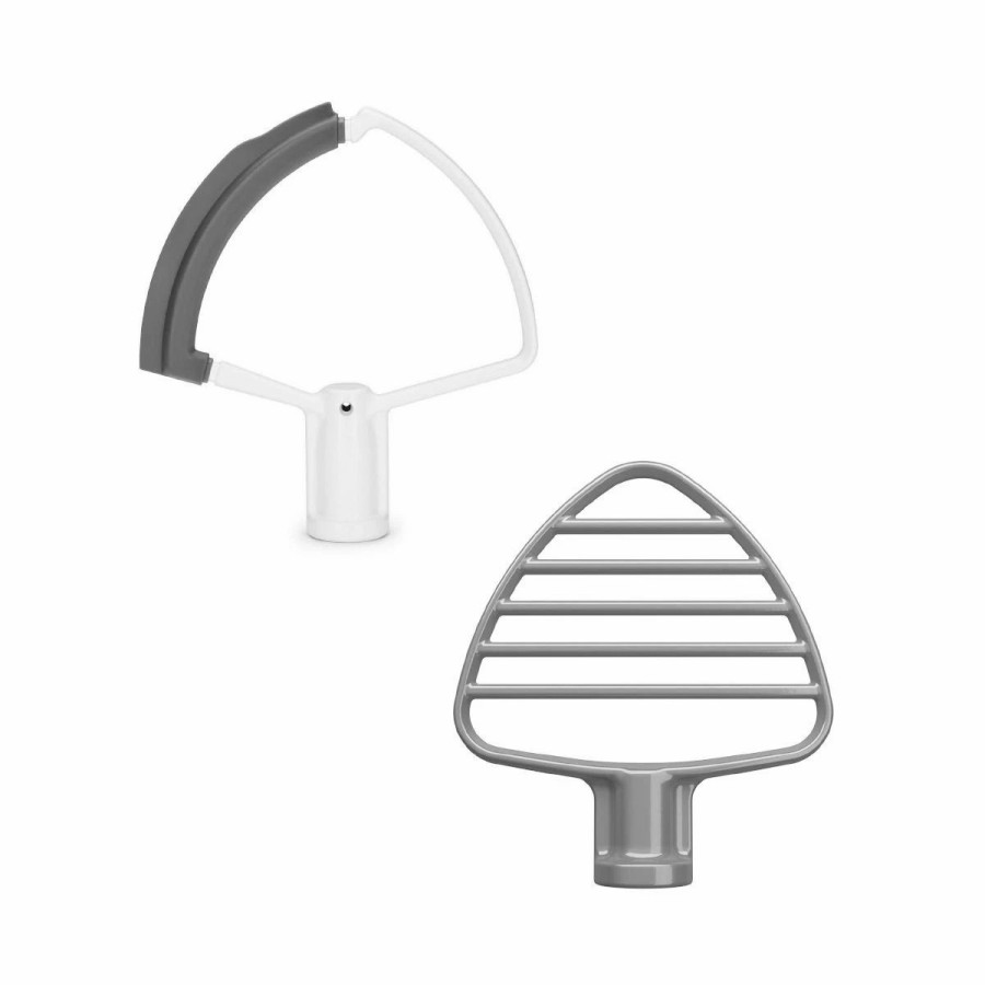 Small Appliances * | Kitchenaid Flex Edge Beater + Coated Pastry Beater Accessory Pack | Fits 5-Quart & 6-Quart Kitchenaid Bowl-Lift Stand Mixers