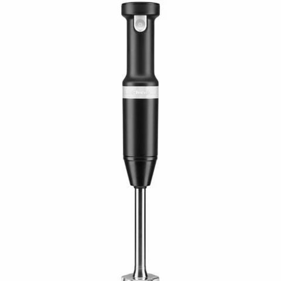 Kitchen Appliances * | Kitchenaid Khbbv Cordless Hand Blender Matte Black