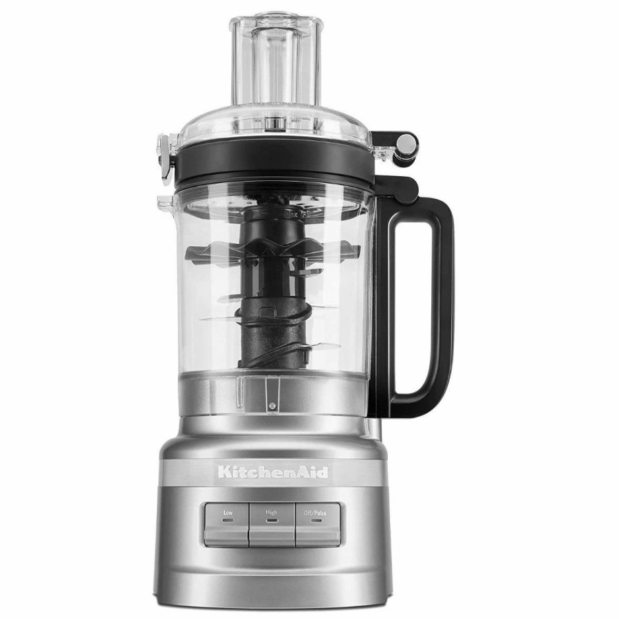 Small Appliances * | Kitchenaid 9-Cup Food Processor | Contour Silver