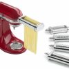 Small Appliances * | Kitchenaid 5-Piece Pasta Deluxe Attachment Set (Pasta Roller + Spaghetti, Fettuccine, Capellini, & Lasagnette Cutter)