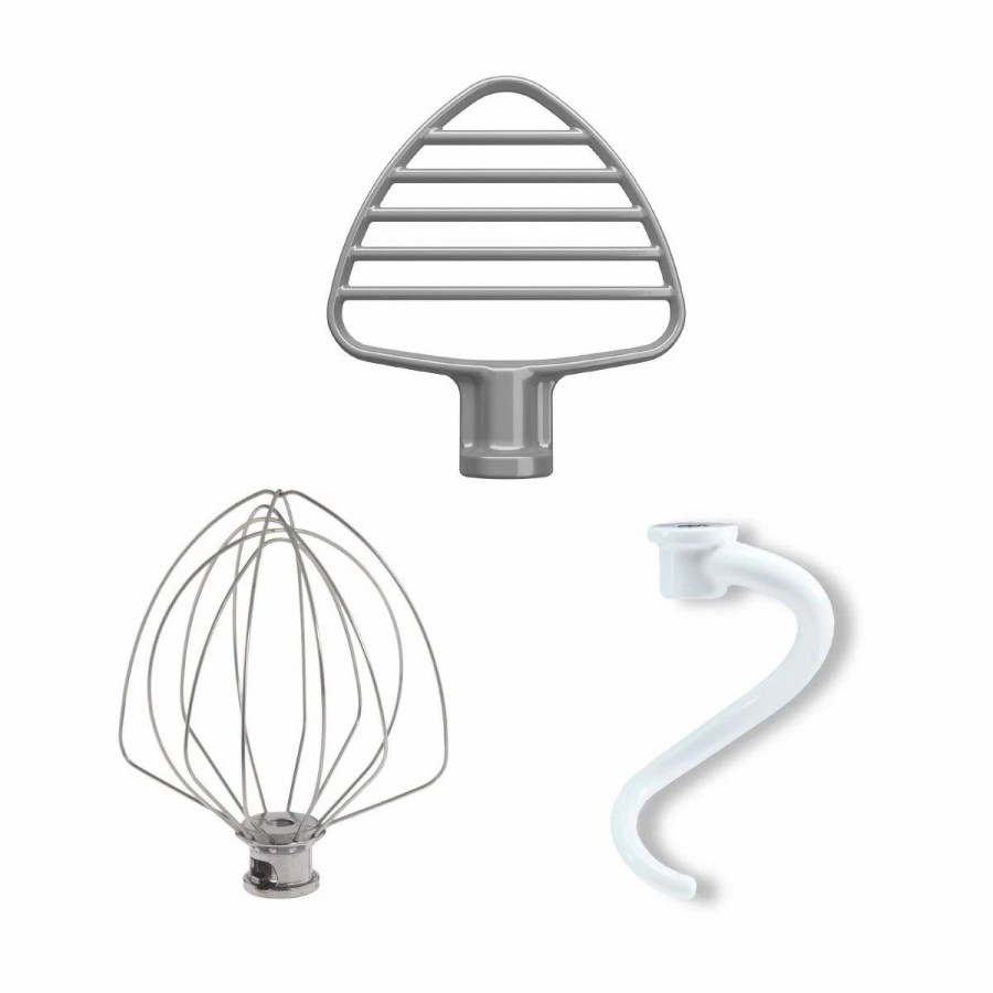 Small Appliances * | Kitchenaid Coated Pastry Beater + Flex Edge Beater Accessory Pack | Fits 5-Quart & 6-Quart Kitchenaid Bowl-Lift Stand Mixers