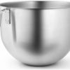 Small Appliances * | Kitchenaid Commercial 7-Quart Stainless Steel Bowl W/J Hook Handle | Fits 7-Quart & 8-Quart Kitchenaid Bowl-Lift Stand Mixers