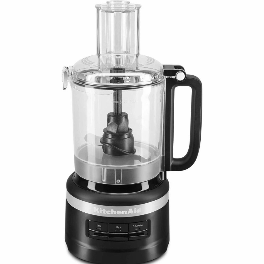 Small Appliances * | Kitchenaid 9-Cup Food Processor | Black Matte