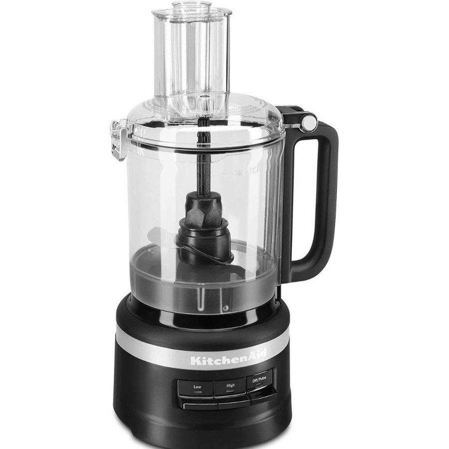 Small Appliances * | Kitchenaid 9-Cup Food Processor | Black Matte