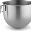 Small Appliances * | Kitchenaid Commercial 8-Quart Stainless Steel Bowl W/J Hook Handle | Fits 8-Quart Kitchenaid Bowl-Lift Stand Mixers