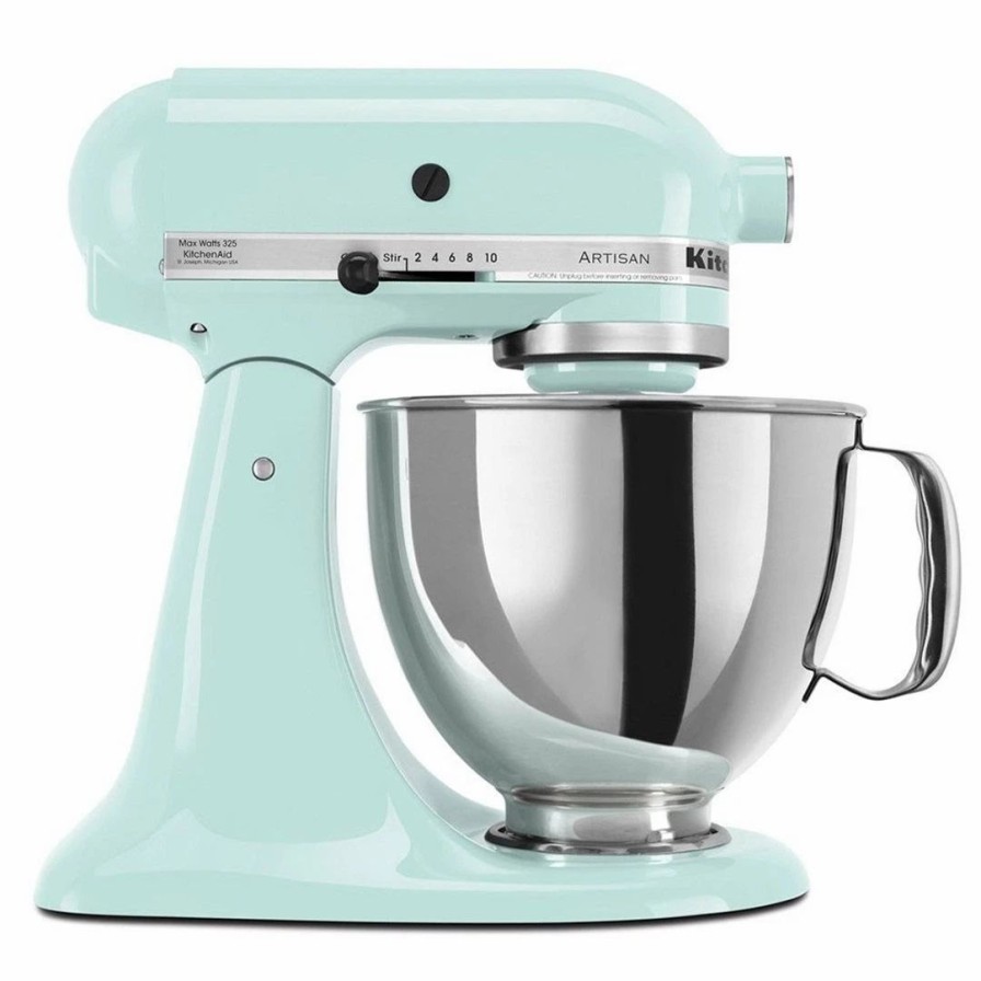 Small Appliances * | Kitchenaid 5-Quart Artisan Tilt-Head Stand Mixer | Ice Blue