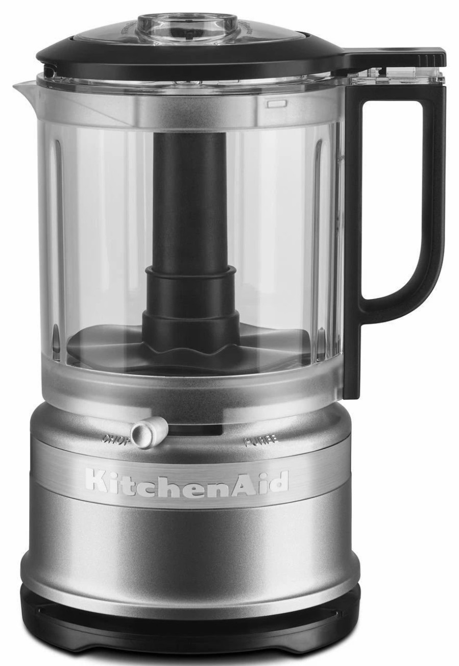 Small Appliances * | Kitchenaid Refurbished 5-Cup One Touch Food Chopper | Contour Silver