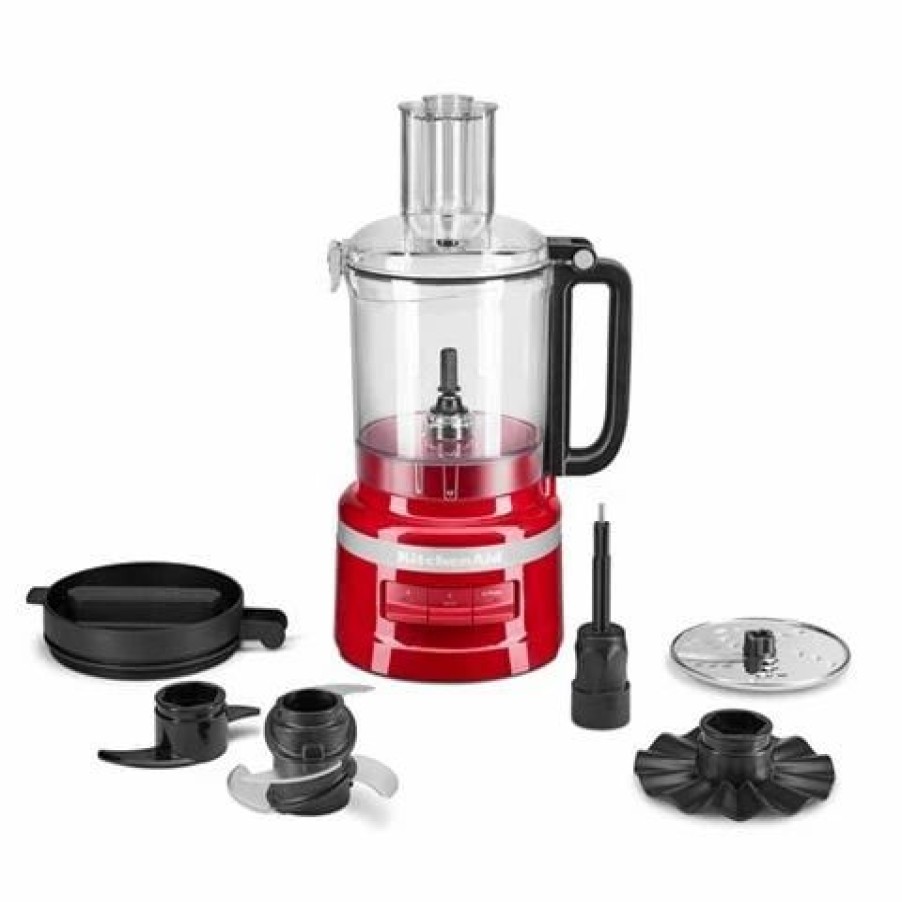 Kitchen Appliances * | Kitchenaid Kfp0921 Food Processor 9 Cup Empire Red