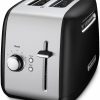 Small Appliances * | Kitchenaid 2-Slice Toaster With Manual Lift Lever | Onyx Black