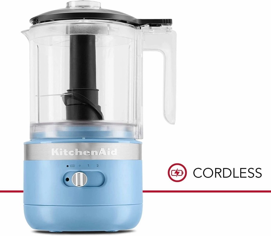 Small Appliances * | Kitchenaid 5-Cup Cordless Food Chopper | Blue Velvet