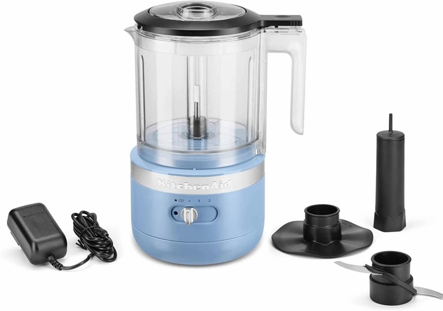 Small Appliances * | Kitchenaid 5-Cup Cordless Food Chopper | Blue Velvet