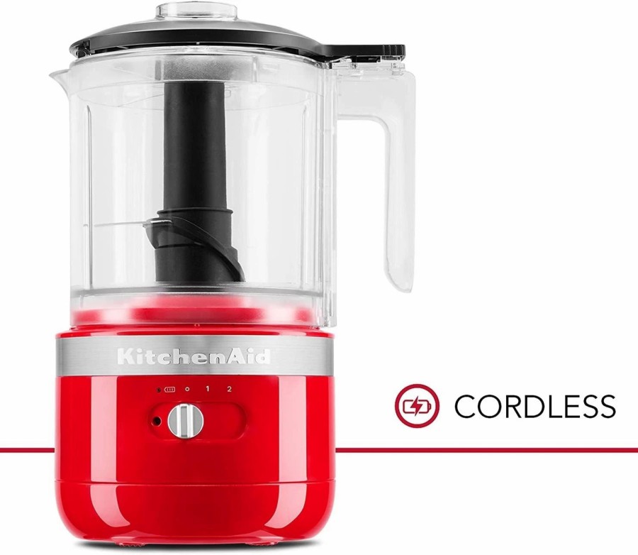 Small Appliances * | Kitchenaid 5-Cup Cordless Food Chopper | Passion Red