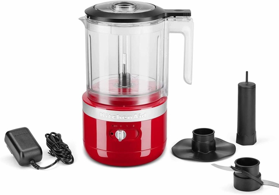 Small Appliances * | Kitchenaid 5-Cup Cordless Food Chopper | Passion Red