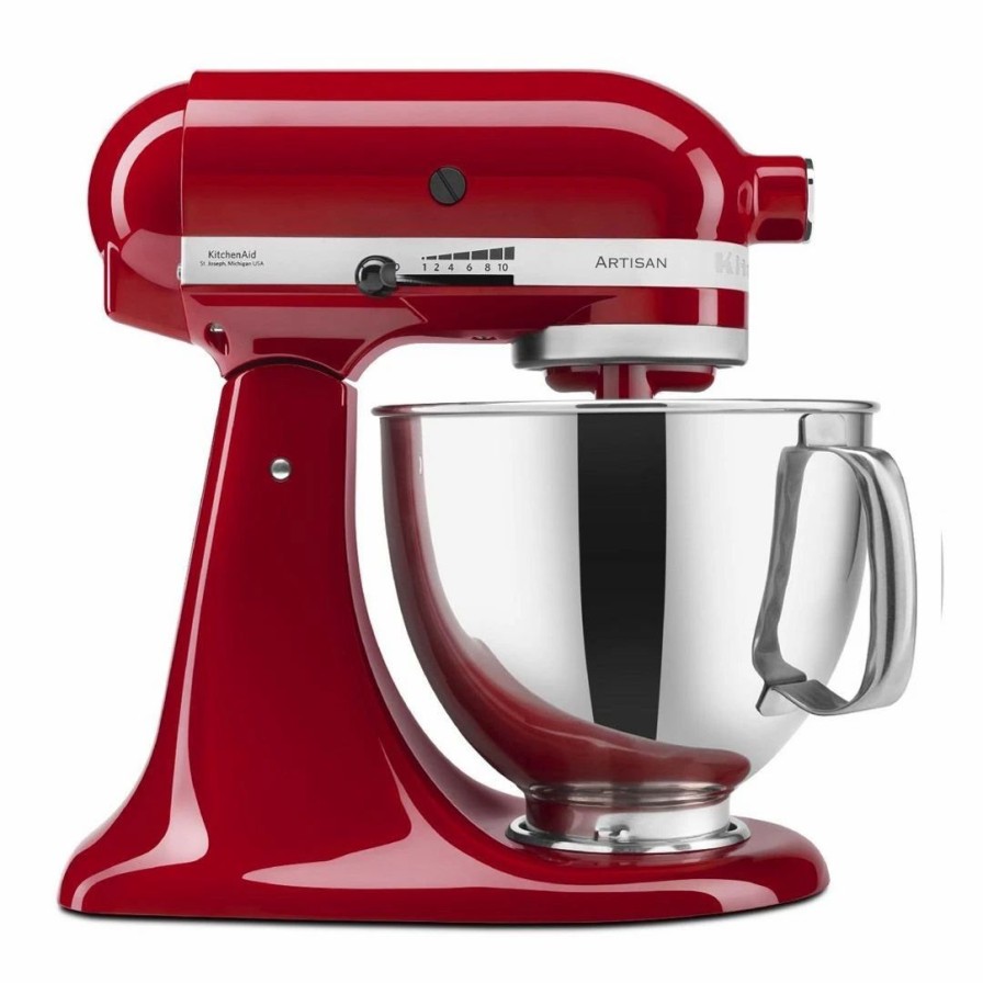 Small Appliances * | Kitchenaid 5-Quart Artisan Tilt-Head Stand Mixer | Empire Red