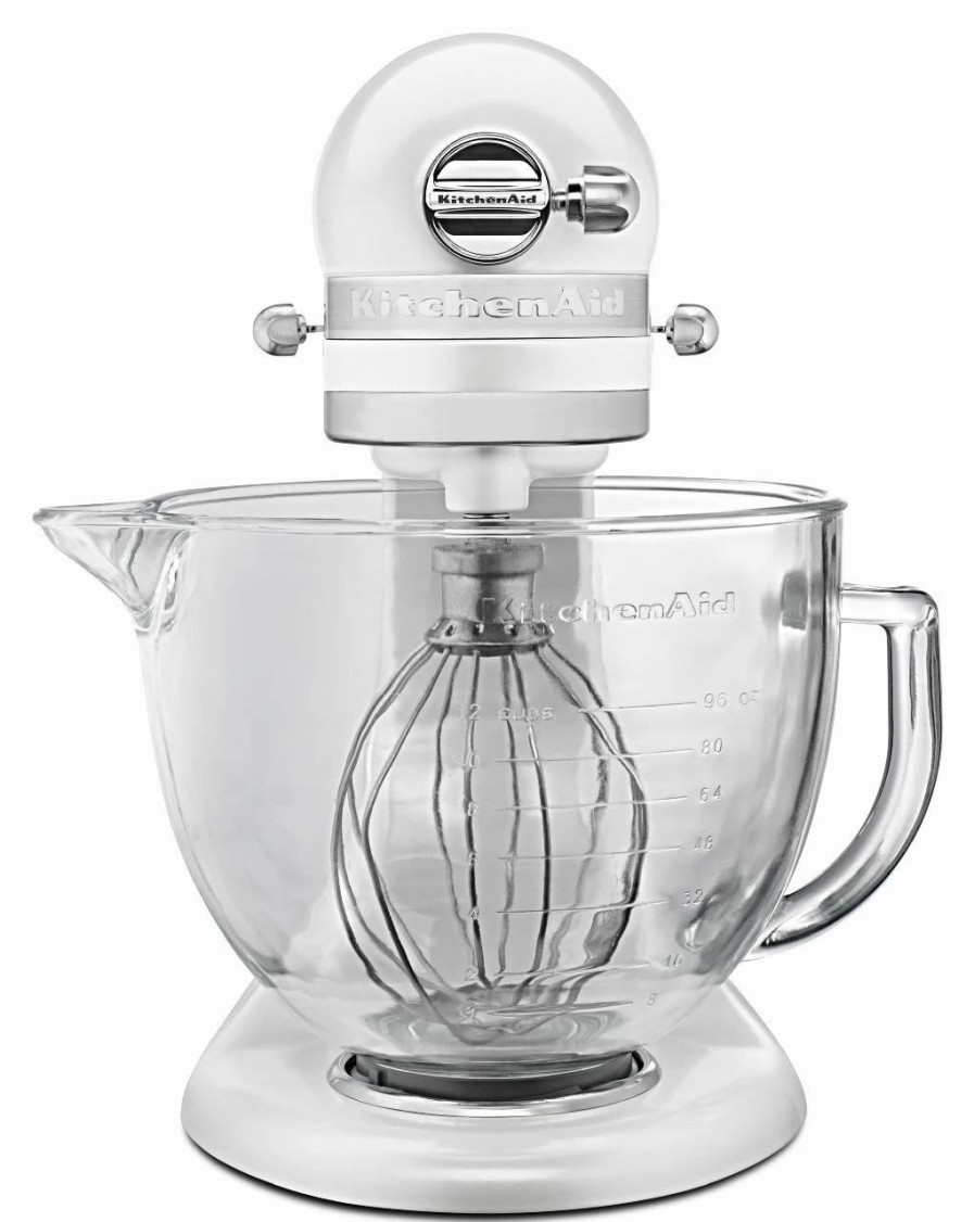 Small Appliances * | Kitchenaid 5-Quart Artisan Design Series Tilt-Head Stand Mixer | Frosted Pearl