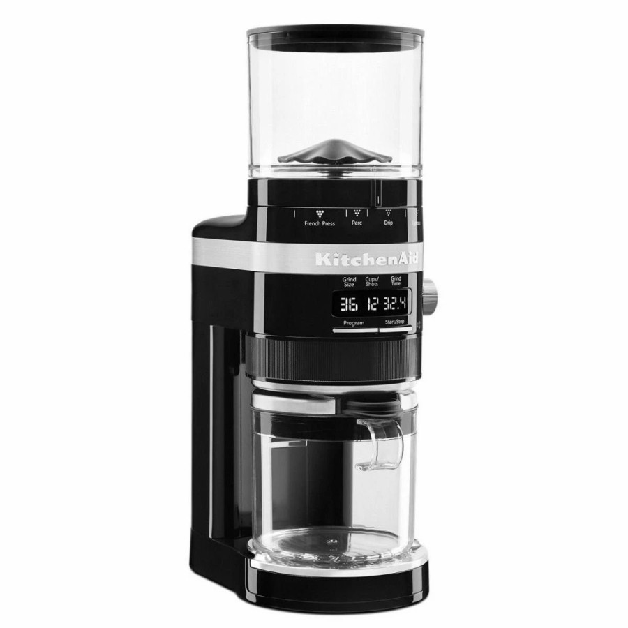 Small Appliances * | Kitchenaid Burr Grinder With Dose Control | Onyx Black